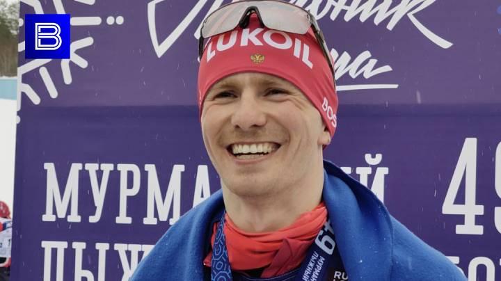 Олимпийский чемпион Денис Спицов одержал победу в Мурманской лыжной гонке